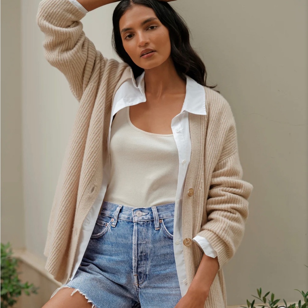 Parker Long Loose Vintage Shorts, Skywave size 27